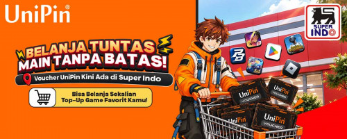 Belanja Tuntas, Main Tanpa Batas! Voucher UniPin Kini Hadir di Super Indo